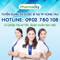 Quận 6, 10, 11 - Dược Sĩ (Kinh nghiệm và Không Kinh Nghiệm)