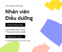 TUYỂN DỤNG NHÂN VIÊN ĐIỀU DƯỠNG