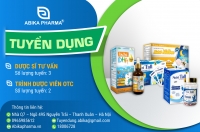 TUYỂN DƯỢC SỸ TƯ VẤN VÀ TDV OTC