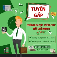 TRÌNH DƯỢC VIÊN OTC